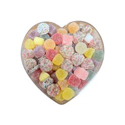  Lágy cukrozott gumicukor bonbon szívbe zárva 
