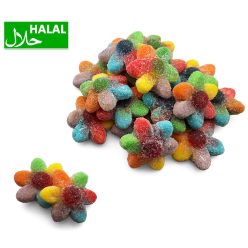 CUKROZOTT SZIVÁRVÁNY VIRÁGOK 100 g