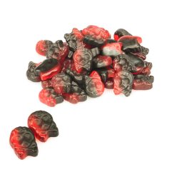 Bubs Raspberry / Licorice Micro Skulls 100 g