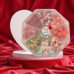 Szerelmes cukorka tál 